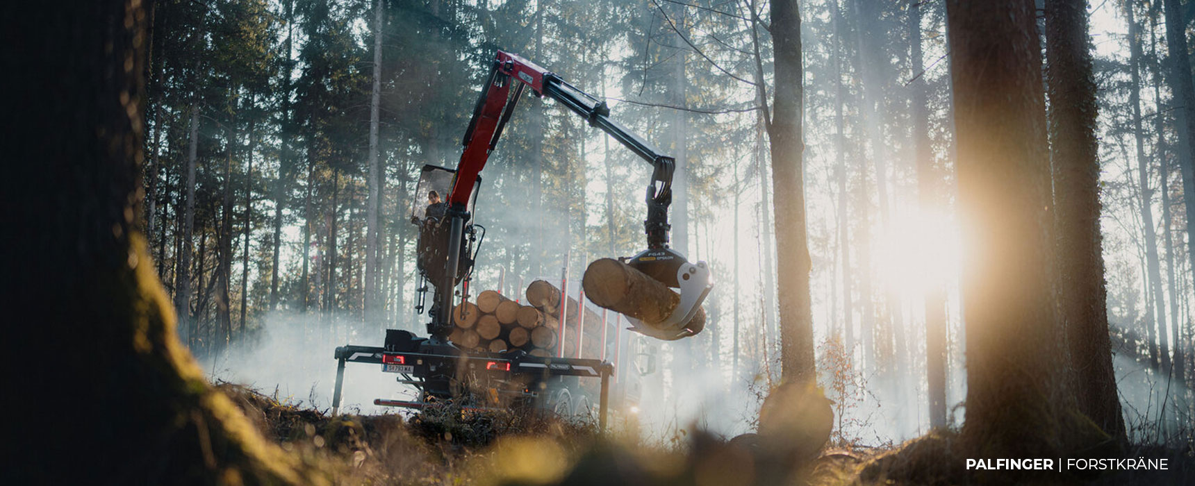 PALFINGER EPSILON-Forstkran im Einsatz