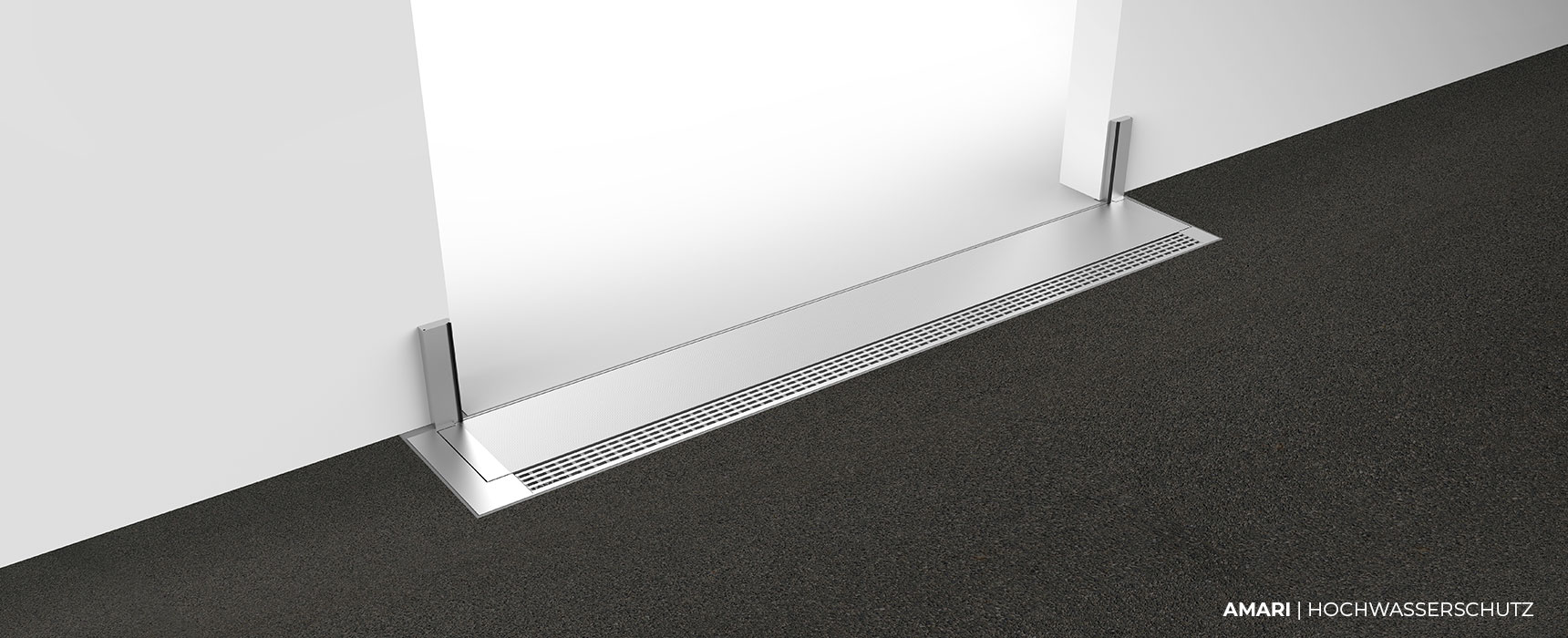 AMARI-Hochwasserschutzsystem "Klappschott Industrielinie"