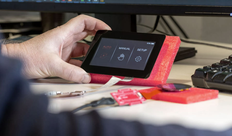 Touchscreen mit Design-Interface